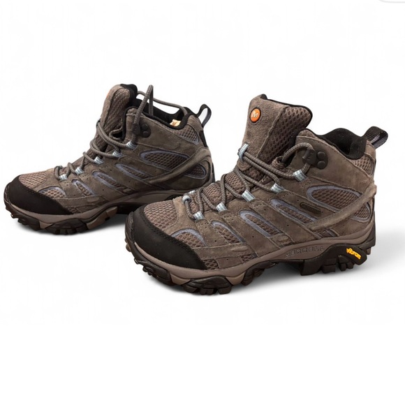 Moab 2 Mid Waterproof Hiking Boots Women's Size  7.5 Granite - Picture 6 of 11